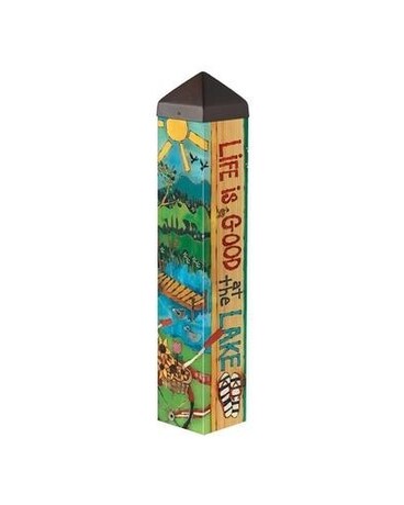 Lake Life Art Pole